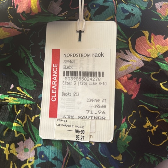 Ted Baker Carita Ruffle Sleeve Blouse- new with tags - Picture 9 of 10